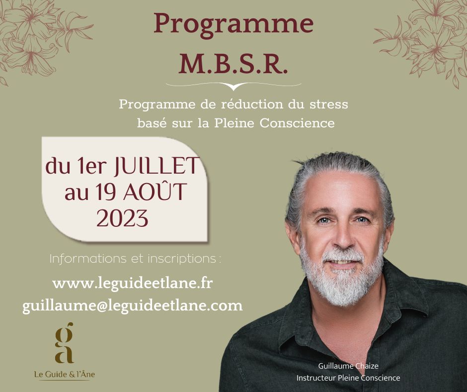 Evènement : nouveau programme MBSR avec Le Guide & l'Âne